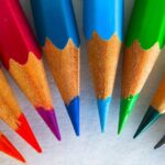 Tips - Green Red Yellow Colored Pencil